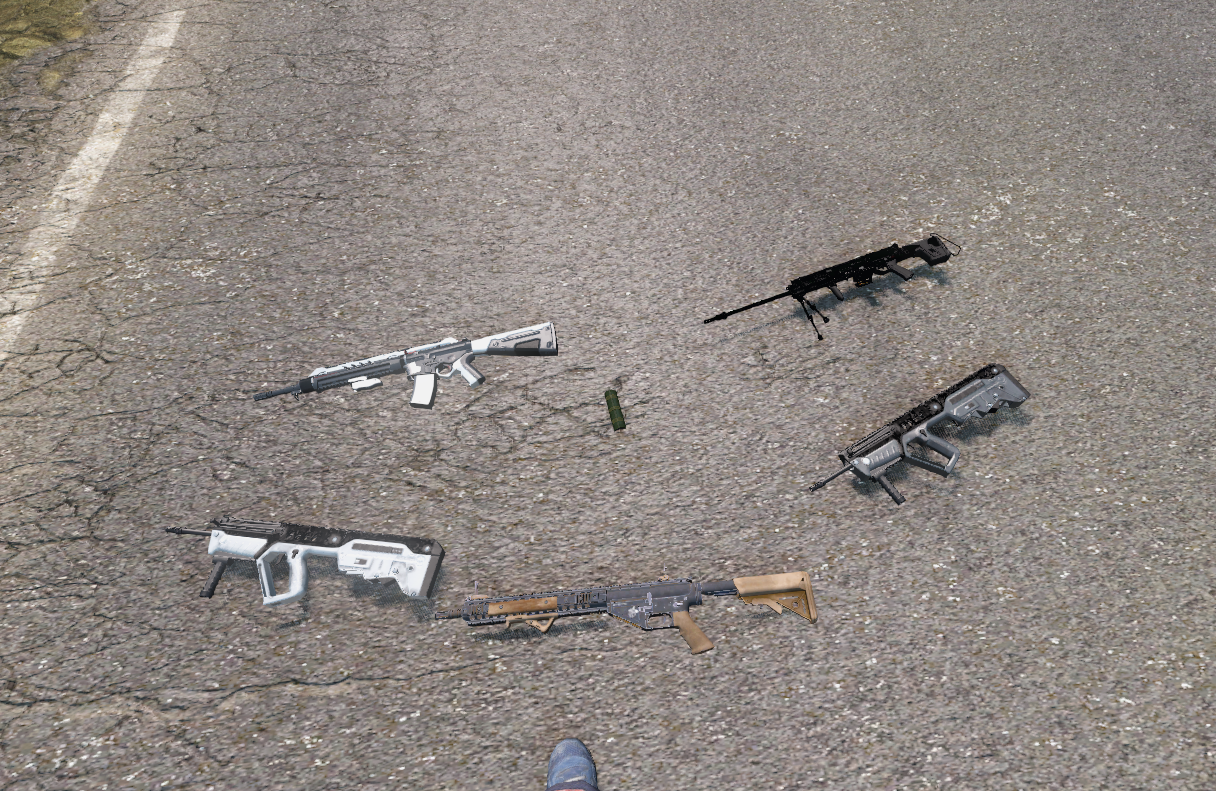4 weapon custom pack