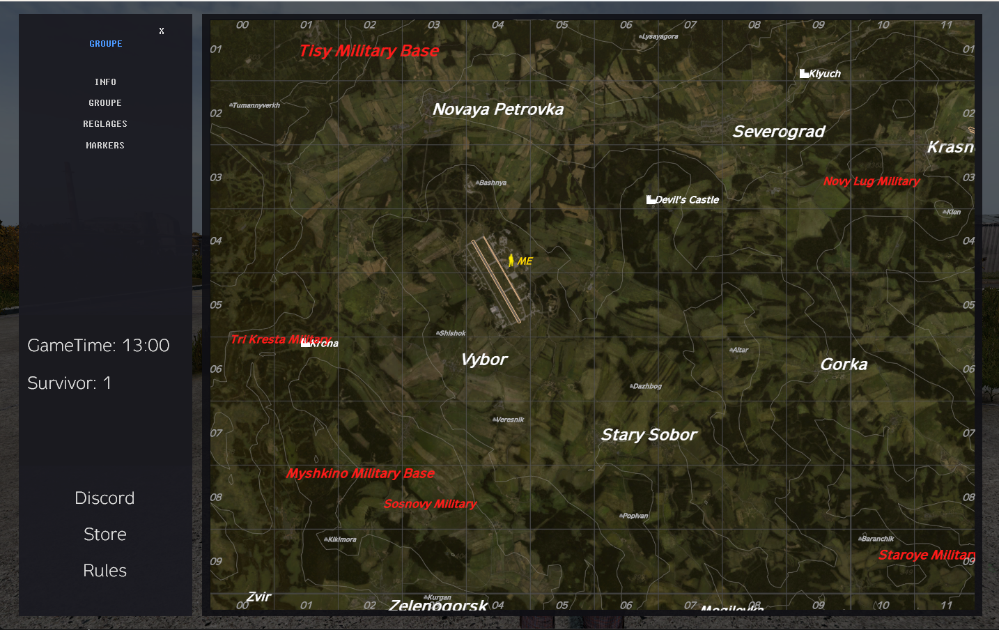 Group mods — group main preview